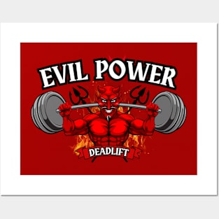 Gym Design-Evil Power Posters and Art